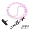 Lanyard para colgar en el cuello del teléfono móvil se puede llevar cruzado anticaída universal con clip trasero funda tejida para teléfono móvil lanyard en stock al por mayor