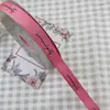 Huaying Cintas con Hilo de Letras Inglesas Ramo de Flores de Cinta Empaque de Regalo para Pastel Cinta Cinta Floral Cinta