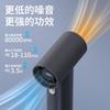 Novo Mini Secador de Cabelo Portátil para Exterior de Mão Pequeno Ventilador Ventilador de Turbina de Alto Vento Display Digital Ventilador de Alta Velocidade