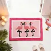 Alfombra de felpa con diseño de dibujos animados transfronteriza, duradera, resistente al desgaste, fácil de limpiar, adecuada para la entrada, antideslizante, absorbente e ideal para uso en el baño