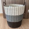 Cesta para Ropa Sucia Ins de Gran Capacidad Cachorro Lindo Mimbre Sintético Cesto para Ropa Sucia Baño Juguetes Cesta de Lavandería Cesta de Almacenamiento Tejida