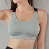 Sujetador Deportivo Inalámbrico de Diseño Transfronterizo Personalizado con Espalda Cruzada para Mujer, Adecuado para Yoga, Correr y Fitness, Sujetador a Prueba de Impactos