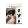 Cepillo para Peluca de Moño Redondo, Popular entre Influencers Europeos y Americanos, Herramienta Perezosa para Peinar el Cabello, Anillo de Cabello para Peluca Esponjoso Natural Realista