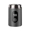 Barbeador Elétrico com Display Digital Selecionado Cuidadosamente para Homens, Mini Portátil de Viagem Lavável em Todo o Corpo Pequeno Canhão de Aço Shaver