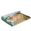 Nueva Alfombrilla de Verano para Mascotas Nido de Ratán Pequeños Gatos y Perros Esterilla de Hielo para Dormir Universal Cuatro Estaciones Suministros para Mascotas Transfronterizo