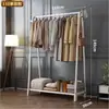 Perchero de pie para dormitorios, simple y fácil de usar, con un diseño reforzado, adecuado para colgar ropa y sombreros, y se puede mover al balcón para secar la ropa