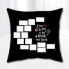 Funda de almohada en blanco serie Jiugongge para impresión por transferencia térmica transfronteriza funda de almohada de felpa corta funda de almohada de sofá para sublimación