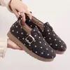 Sapatos Birkenstock Outono e Inverno Antiderrapantes Confortáveis Sapatos de Algodão para Casa Uso Externo Feminino Leves Casuais Quentes Espessados Aumentadores de Altura Solado Macio