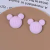 Peluche Caricatura Colorido Cabeza de Mickey Oso Pasador Tocado Pendientes Flor para Zapato Parche Accesorios para Joyería DIY Venta al por Mayor
