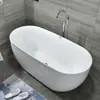 Bañera doméstica para baño para espacios pequeños, bañera independiente de acrílico de una sola persona para adultos, integrada sin costuras, de alta gama, para hoteles