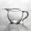 Caneca Masculina com Alça de Strass Colorido Saída de Água no Olecrano Vidro Espesso Resistente ao Calor Caneca de Feira Conjunto de Chá Kung Fu Feminino Elegante