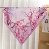 Novo lenço quadrado vintage paisley 90cm mais vendido, lenço de seda artificial, lenço fino color-blocking para a cabeça, lenço versátil, xale decorativo