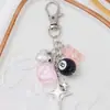 Llavero de Coche de Fresa Fruta Cereza Limón Diamante Colgante para Bolso de Mujer Llavero de Metal Dibujo Animado