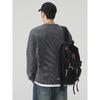 Sudadera Falsa de Dos Piezas de Manga Larga para Hombre, Cuello Henley, Corte Holgado Casual, Versátil, Chaqueta Superior Estilo Nuevo Otoño 2026 para Hombre