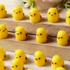 Resina Imitación Animal Estéreo DIY Accesorios para Joyería Doudou Pollo Mezclado Venta al por Mayor Mini Adornos Pequeños Muñeca