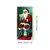 Novo Cobertor de Porta de Natal Transfronteiriço Personalizado Amazon Decoração de Foto para Festa de Feriado Natal Cortina de Porta Natalina Dístico