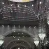 Nuevos Accesorios de Boda Lámpara de Cristal Decoración de Salón de Bodas Decoración de Salón de Cristal Lámpara Acrílica de Múltiples Niveles Candelabro Grande