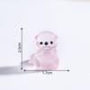 Micro-paisaje Creativo Luminoso Lindo Pequeño Muñeco de Nutria Marina Decoraciones de Paisajismo Marino DIY Accesorios Mini Adornos Pequeños
