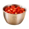Mini tigela de molho para mergulhar em aço inoxidável 304 com tampa, caixa para salada de tomate, copo para molho, louça portátil, prato para tempero