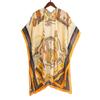 Bufanda de Seda Primavera Nueva para Mujer Seda Imitación Ropa Protectora Solar para Playa Bufanda de Gasa Bufanda de Regalo Elegante Elegante Chal Blusa