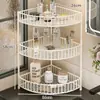Prateleira de Lavatório Canto de Mesa de Maquiagem Desktop Batom Perfume Acessórios Skincare Caixa Organizadora de Cosméticos para Banheiro