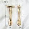 Aplicador de Metal en Forma de T Gota de Agua Transfronterizo para Crema de Ojos, Palo de Masaje de Ojos, Cuchara Excavadora, Juego de Palos Pequeños de Belleza de Doble Uso