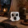 Enfeites de Halloween Decorações de Festa Fantasma Fofo Arte Decorações de Mesa Artesanato de Resina de Halloween