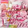 Caja de Almacenamiento para Kit Médico de Juego de Rol para Niños, Set de Juguete de Doctor para Niñas, Estetoscopio de Enfermera Realista e Inyección