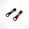 En stock, n.° 5, cabezal de tirador de nailon para caramelos, con cremallera de hardware para equipaje con galvanoplastia multicolor