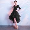 Elegante Vestido de Noche para Mujer 2026 Nuevo Estilo de Verano, Largo Vestido Negro para Fiesta Anual de Socialité, Efecto Adelgazante