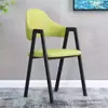 Silla de comedor de lujo ligero, silla de ocio para el hogar con respaldo, taburete simple para escritorio, silla para restaurante de té con leche y manicura, silla de recepción para negocios
