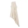 Estilo Europeo y Americano Aliexpress Más Vendido Moda Tendencia Versátil 2 Colores Ajustado Elegante Vestido de Punto