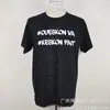 Camiseta de Verano Fina para Hombre de Cabello Liso Estampada Camisa Cultural de Algodón Negra Camisa Publicitaria de Comercio Exterior Logo Estampado