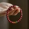 Nova Pulseira de Areia Baixa Estilo Chinês He Tian Qingyu Pulseira de Oliva Estilo Antigo Pulseira Fresca Presente do Ano do Zodíaco para Homens e Mulheres