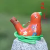 Puesto de viaje de pájaro acuático de arena púrpura Yuerui silbato de animal creativo decoración de pájaro silbato de cordón de cerámica lugar escénico Memorial