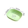 Prato de Mesa para Ossos Lixo Doméstico Prato de Ossos Grau Alimentício Prato Pequeno Prato para Lanches Frutas com Base Armazenamento