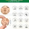 Dados de Haya de 12 Caras Dados Educativos Casuales Dados de Madera para Pareja de San Valentín Dados Poliédricos en Stock