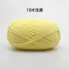 Hilo de Algodón de Leche de 4 Hebras para Bebé para Tejer Bufanda a Mano, Ovillo de Hilo Medio Grueso, Manta, Hilo para Crochet DIY, Kit de Materiales para Tejer Hecho a Mano