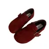 Zapatos de mujer, suela plana simple, hebilla de moda, estilo retro, nuevos mocasines slip-on 2026, mules casuales