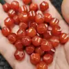 Cuarzo Rojo Roca Jade Perlas de Seis Caras Piedra de Jade Perlas Sueltas Hebilla de Jade Perlas de Ábaco Perlas Multifacéticas Accesorios de Joyería Perlas Hechas a Mano