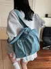 Bolsa Tote Casual con Cordón para Mujer, Nueva Bolsa Trendy Versátil para Debajo del Brazo, Bolsa de Almacenamiento de Gran Capacidad, Bolso de Hombro de Lona para Viajes Diarios