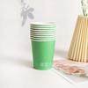Vasos de Papel Desechables Transfronterizos para Decoración del Hogar y Restaurante, En Stock, Engrosados, Coloridos, Vasos de Agua para Negocio Mayorista Comercial