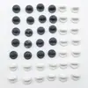 Material de PVC Broche Pin Tapón Hebilla de Broche Accesorios para Joyería DIY Botón Hebilla Trasera de Camisa Botón de Sombrero de Mariposa