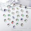 Nova joia de unha de mahjong criativa, material de unha de mahjong de resina transparente tridimensional, pacote para unhas DIY artesanais, atacado