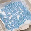 Materiales DIY Hechos a Mano de Resina Colorida con Lentejuelas de Ópalo Redondas de 8-10 mm para Hacer Pulseras, Cadenas de Teléfono y Accesorios de Joyería