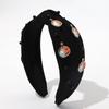 Otoño e invierno 2024 nuevo transfronterizo diadema de Halloween accesorios de fantasma de diablo negro tendencia viento oscuro accesorios para el cabello de vacaciones