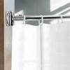 Cortina de Ducha para Baño Set de Acero Inoxidable 304 Tapete de Piso Cortina de Ducha Transfronteriza Engrosada Peva Estampada Impermeable Mampara de Baño
