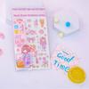 En stock Pegatina de Tarjeta Láser Goo Calcomanía de Dibujos Animados para Niños Calcomanía de Bono Creativa para Manualidades Goo Chuck Bolsa de Materiales para Diario Calcomanía