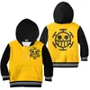 Nova 2023 Amazon Transfronteiriça Animação One Piece 3D Impressão Digital Infantil Gola Alta Moletom com Capuz Masculino