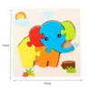 Rompecabezas 3D Bebé 0-3 Años Juguetes Educativos Infantiles Madera Tráfico Animal Cognición Tabla de Agarre Venta al por Mayor Transfronteriza